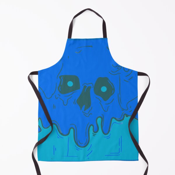 Item preview, melting skull-neaon blue designed and sold by Rajpramanik.