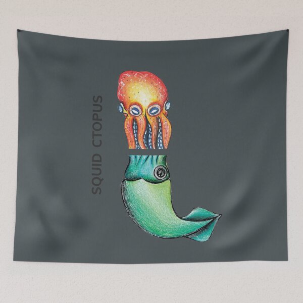 Item preview, SQUID CTOPUS by FrankenDuo tuna grey designed and sold by FrankenDuo.