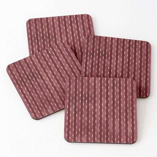 Item preview, Gothic Red and Gold Stripes designed and sold by Dreamflight.