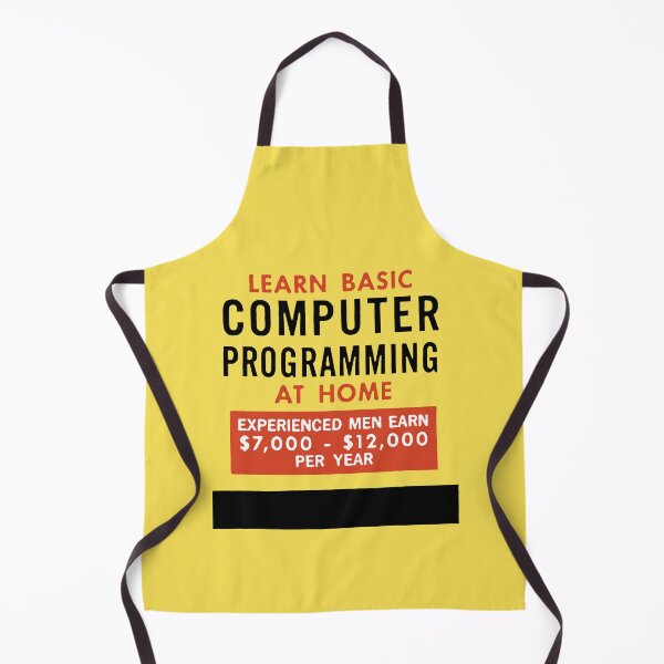 Item preview, LEARN COMPUTER PROGRAMMING AT HOME - ADVERT designed and sold by ThrowbackAds.