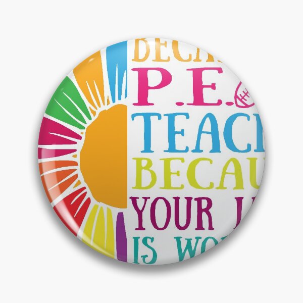 Item preview, I became a PE teacher because your life is worth my time designed and sold by MTR77.