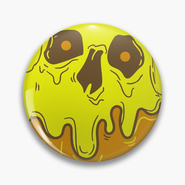 Item preview, melting skull-yellow orange designed and sold by Rajpramanik.