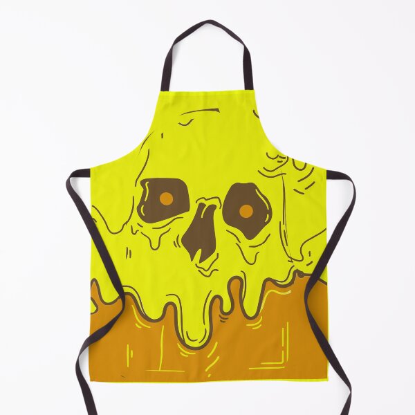 Item preview, melting skull-yellow orange designed and sold by Rajpramanik.