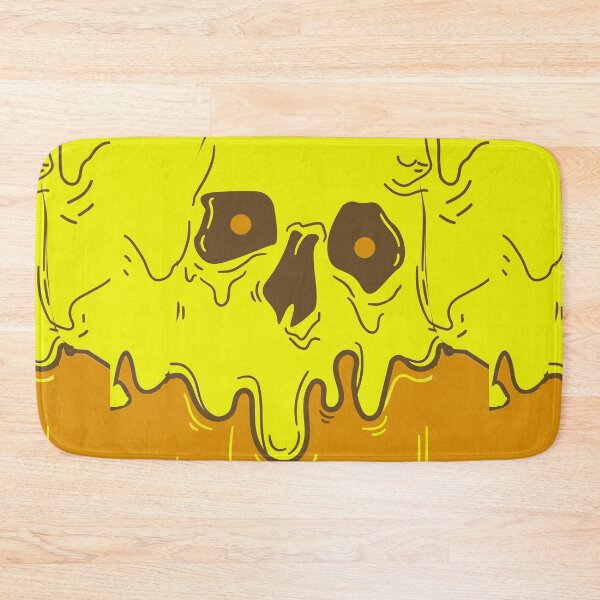 Item preview, melting skull-yellow orange designed and sold by Rajpramanik.