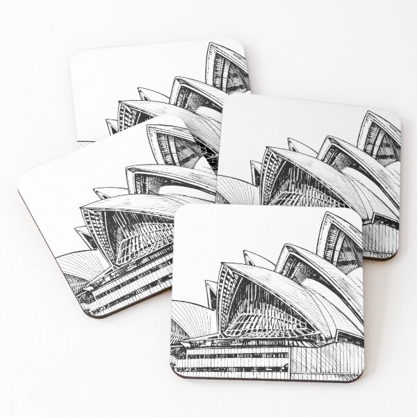Item preview, SYDNEY OPERA HOUSE ink painting.2 designed and sold by lautir.