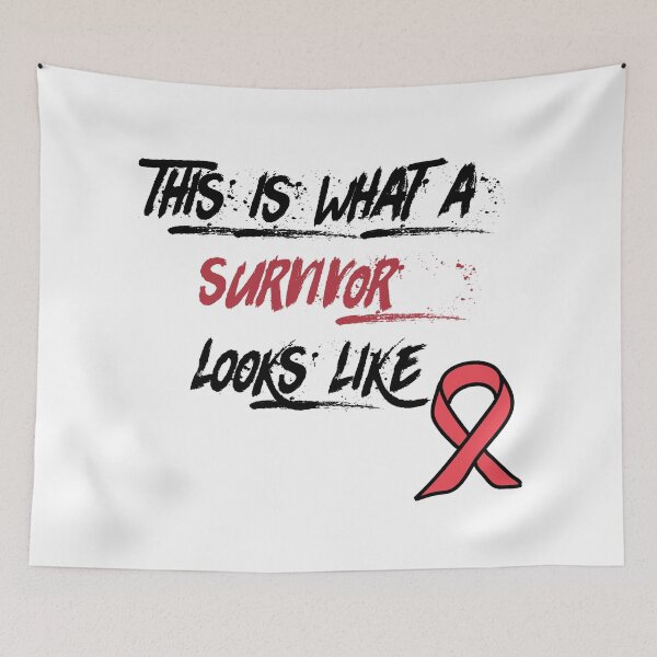 Item preview, Lung Cancer Survivor Cancer Awareness T-Shirt designed and sold by Wanderers' Arcadia.