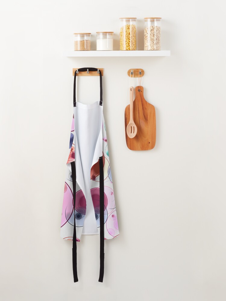 Alternate view of Playful circles Apron