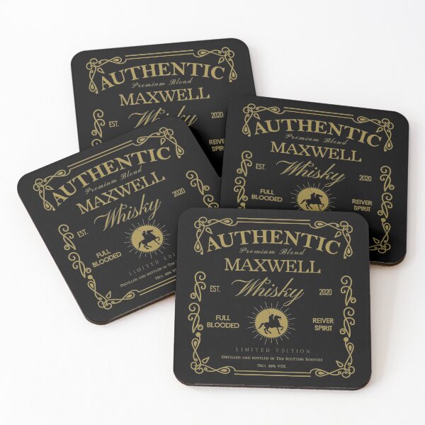 Item preview, MAXWELL Whisky Label | Border Reivers designed and sold by yourscotborders.