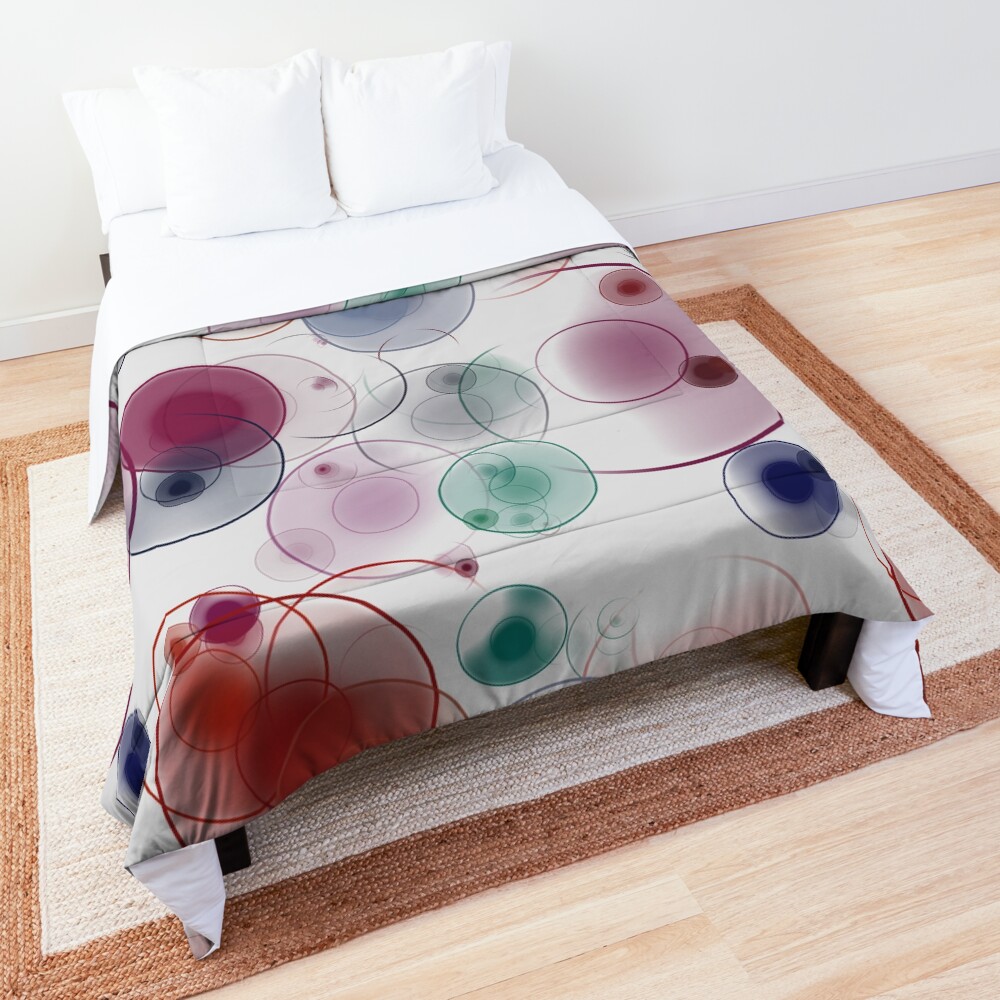 Playful circles Comforter