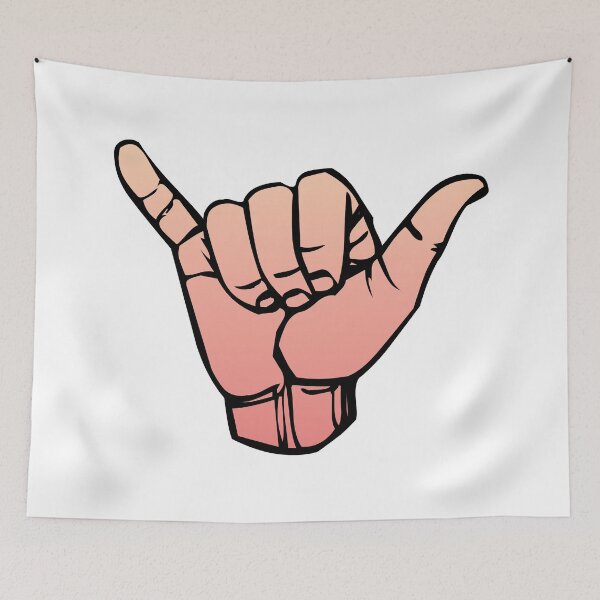 Item preview,  Hang Loose Soft Pink Gradient designed and sold by MSA-42.