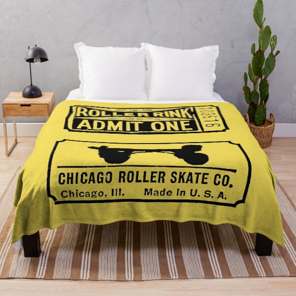 Item preview, ROLLER RINK - TICKET designed and sold by ThrowbackAds.
