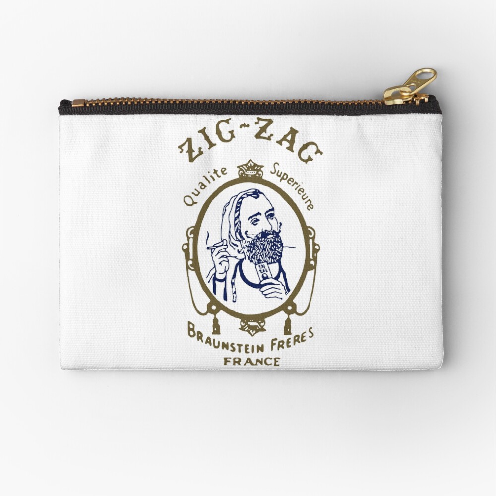 Zig Zag Cigarette Rolling Papers Zipper Pouch