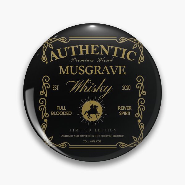 Item preview, MUSGRAVE Whisky Label | Border Reivers designed and sold by yourscotborders.