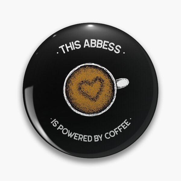 Item preview, Abbess Powered By Coffee designed and sold by jacks-tees.