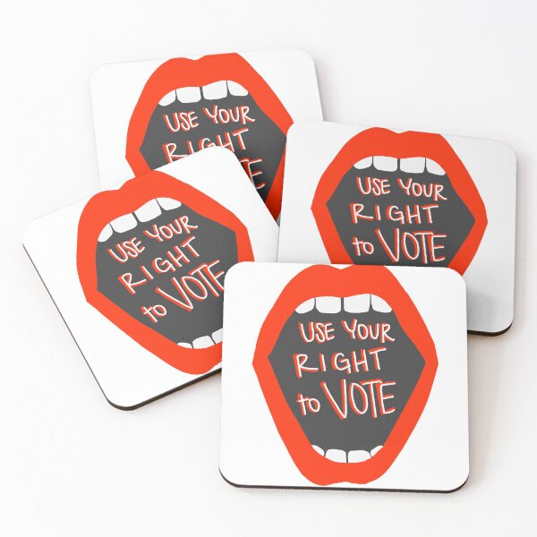 Item preview, Use your right to vote in election 2020 in mouth designed and sold by adesignworld.