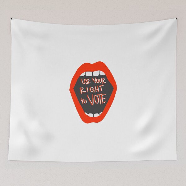 Item preview, Use your right to vote in election 2020 in mouth designed and sold by adesignworld.