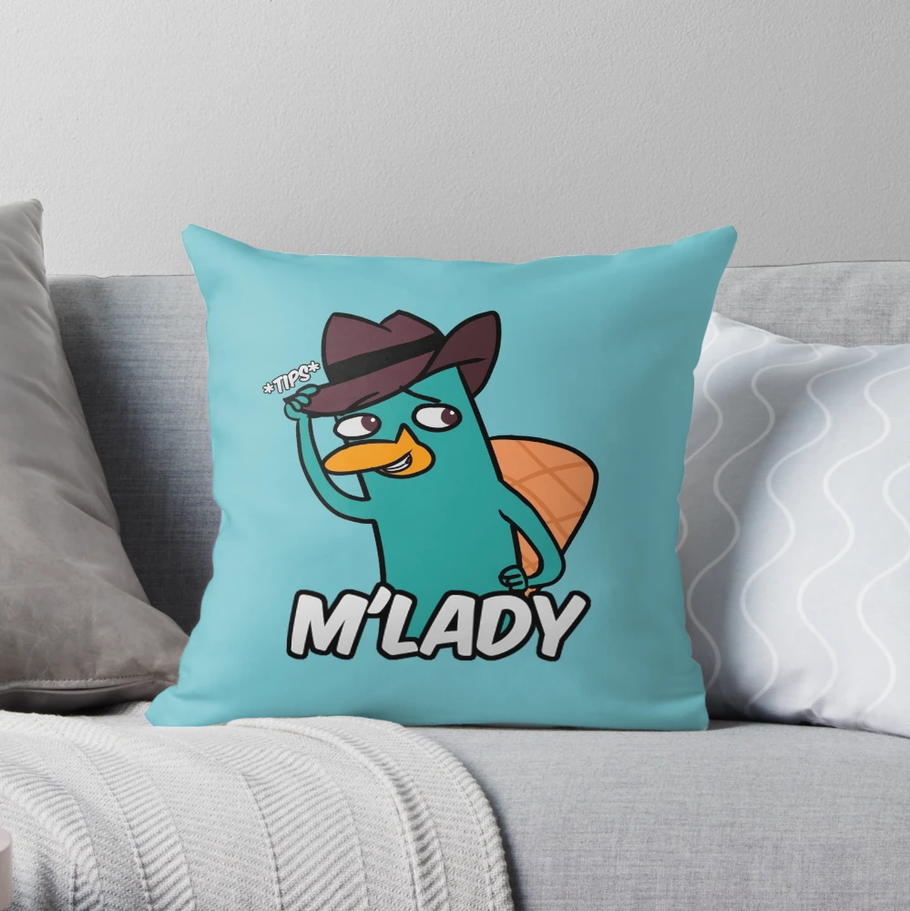 perry the platypus pillow