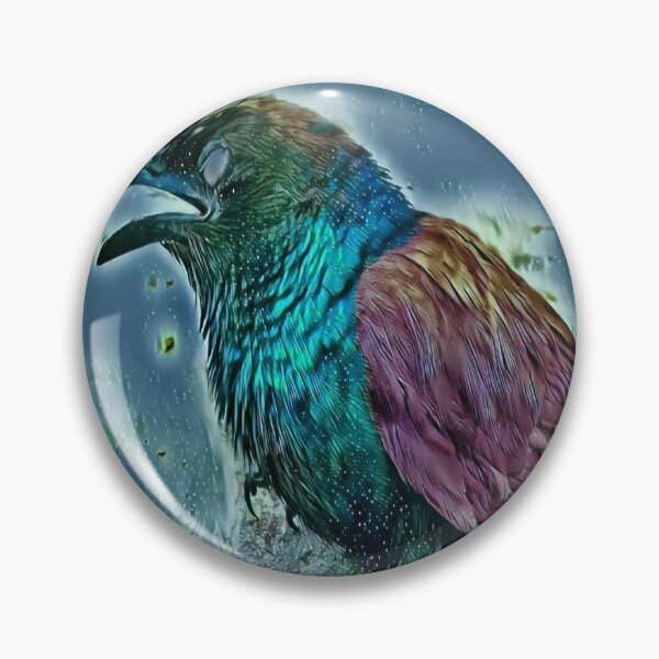 Item preview, Colourful Angry Crow Fine Art designed and sold by Indra Agrawal.