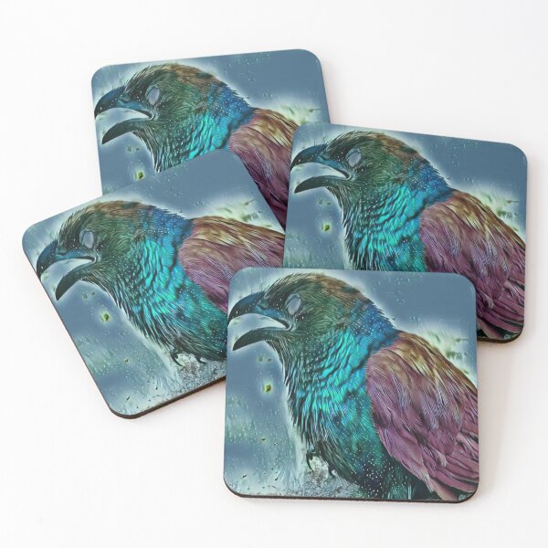 Item preview, Colourful Angry Crow Fine Art designed and sold by Indra Agrawal.