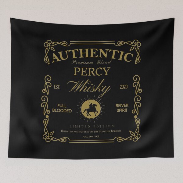 Item preview, PERCY Whisky Label | Border Reivers designed and sold by yourscotborders.