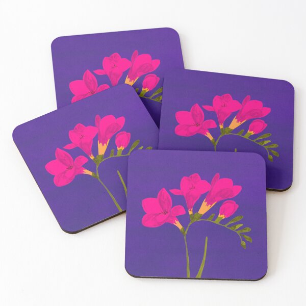 Item preview, Bold Pink Freesia designed and sold by ToEllaBloom.