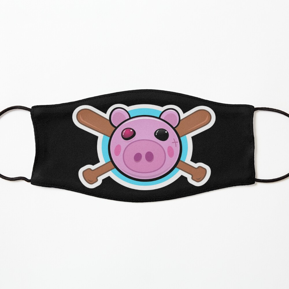 Pig Game Character Mask By Theresthisthing Redbubble - gamer girl roblox with ronald piggy