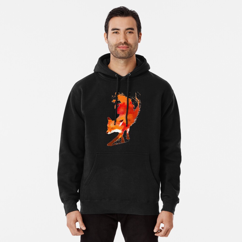 Fox Vulpes Vulpes Pullover Hoodie