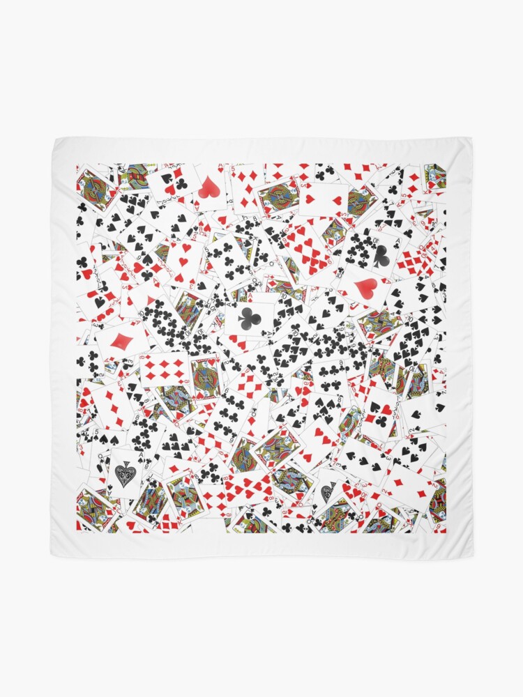 Thumbnail 2 of 3, Scarf, Playing cards designed and sold by dima-v.
