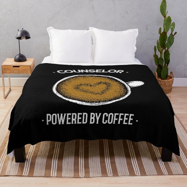 Item preview, Counselor Powered By Coffee designed and sold by jacks-tees.