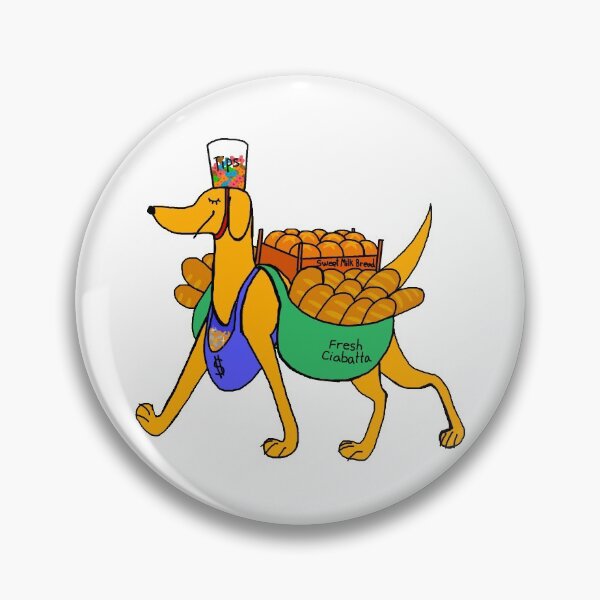Item preview, The baker, making his daily rounds in the neighborhood designed and sold by InkTheCrow.
