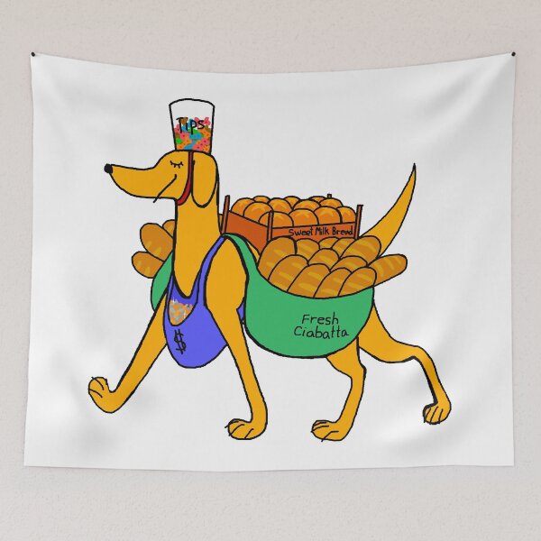 Item preview, The baker, making his daily rounds in the neighborhood designed and sold by InkTheCrow.