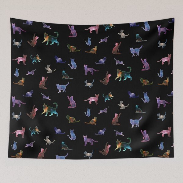 Item preview, Space Cats Print designed and sold by KittyCatsJoy.