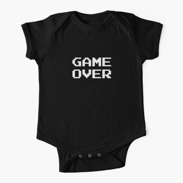 Game Over Short Sleeve Baby One Piece Redbubble