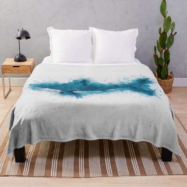 Item preview, Cool Blue Shark Watercolor Art for the Ocean Lovers and Anglers designed and sold by Naumovski.