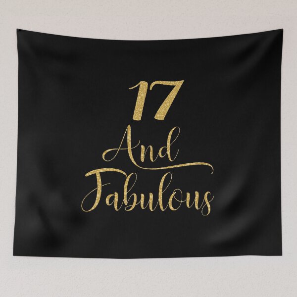 Item preview, Girls 17 Years Old And Fabulous Girl 17th Birthday graphic designed and sold by Grabitees.
