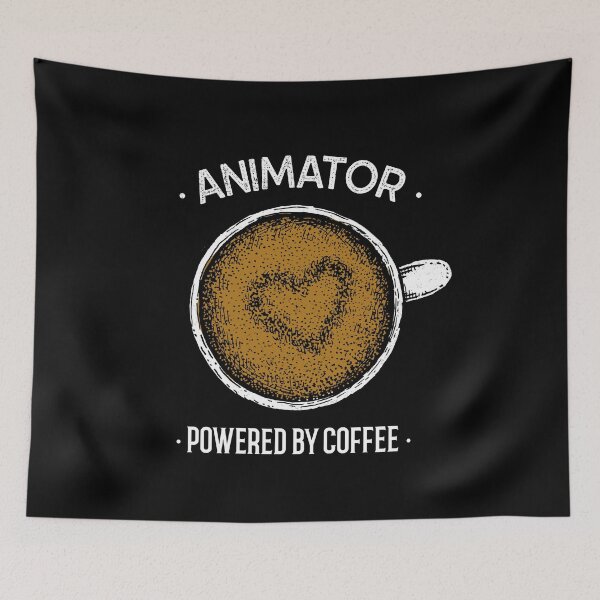 Item preview, Animator Powered By Coffee designed and sold by jacks-tees.