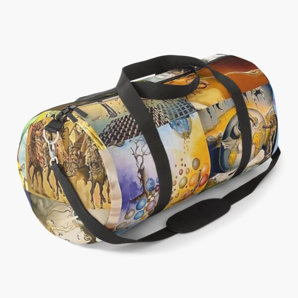 Salvador Dali All Paintings Collage Duffle Bag