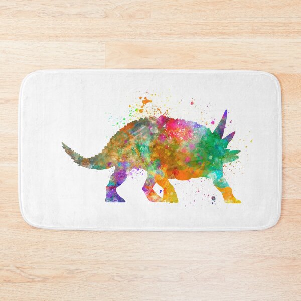 Item preview, Sauropelta dinosaur in watercolor designed and sold by paulrommer.
