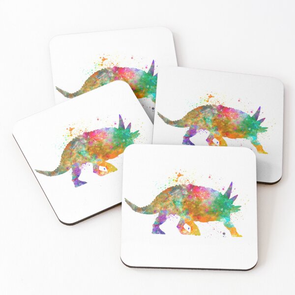 Item preview, Sauropelta dinosaur in watercolor designed and sold by paulrommer.