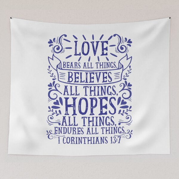 Item preview, 1 Corinthians 13:7 designed and sold by plushism.