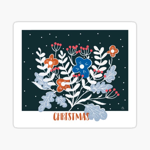 Bouquet de noel Sticker