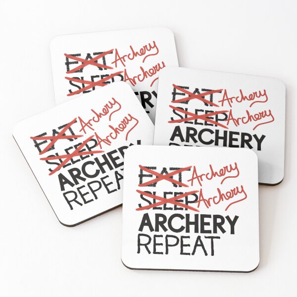 Item preview, Archery archery archery repeat designed and sold by ReluctantChickn.
