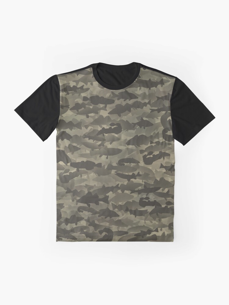 Fresh water fish camouflage Graphic T-Shirt for Sale by dima-v