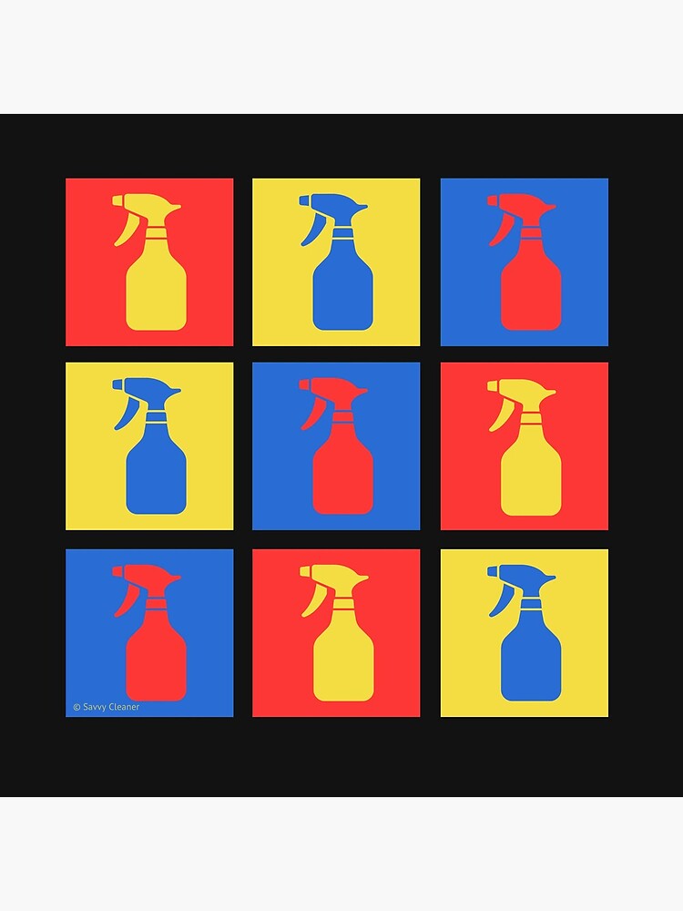 Thumbnail 5 of 5, Coasters (Set of 4), Andy SprayAll Creative Artistic Cleaning Humor designed and sold by SavvyCleaner.