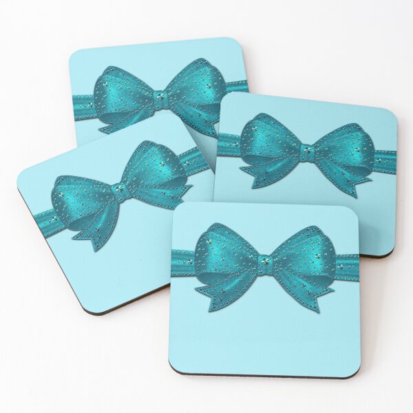 Item preview, Turquoise blue rhinestone bow cute gifts - wedding designed and sold by GlamourChick.