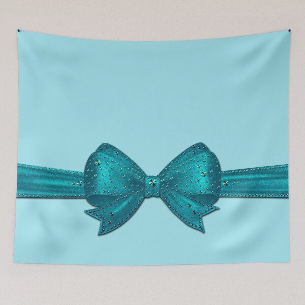 Item preview, Turquoise blue rhinestone bow cute gifts - wedding designed and sold by GlamourChick.
