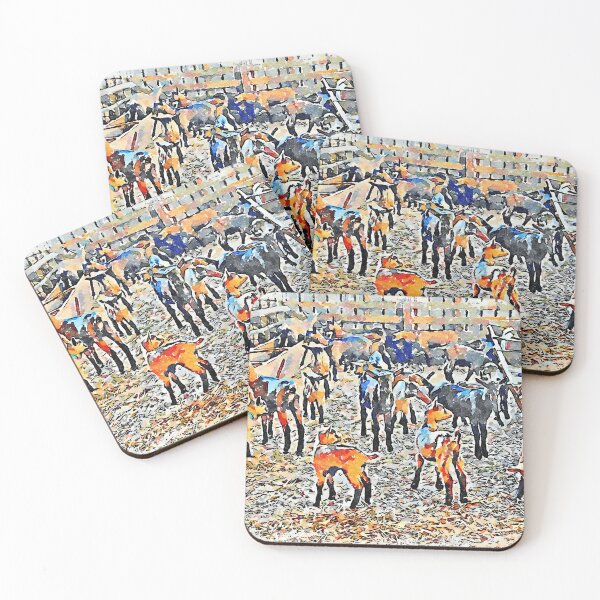 Item preview, Goats in the stall designed and sold by Giuseppe Cocco.