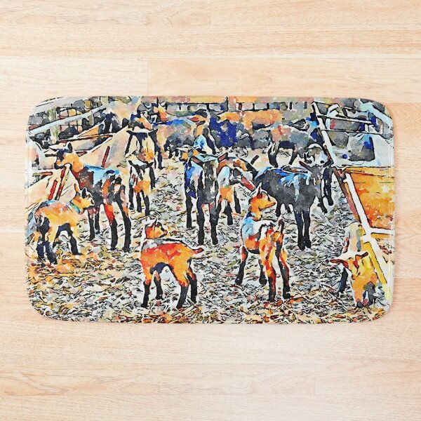 Item preview, Goats in the stall designed and sold by Giuseppe Cocco.