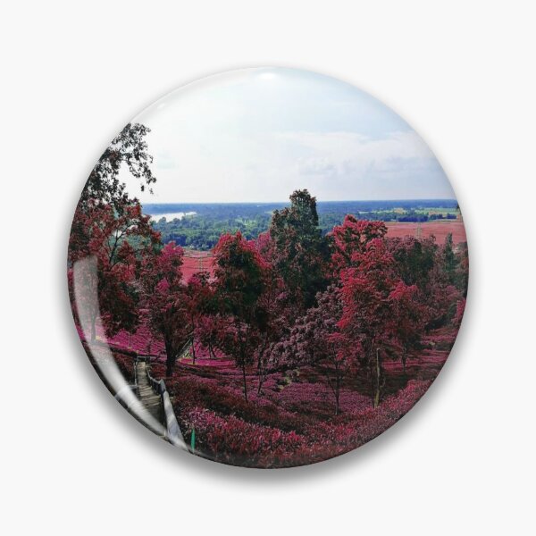 Item preview, Hill View of Red Trees and Blue Sky designed and sold by Indra Agrawal.