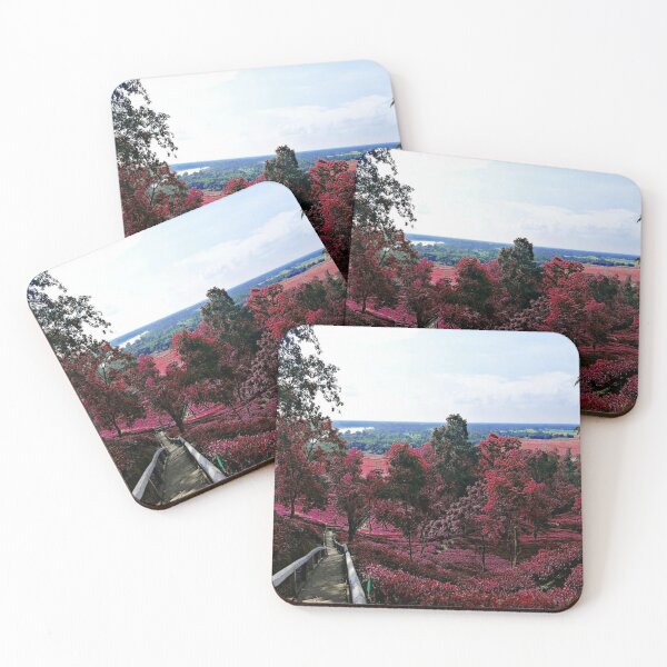 Item preview, Hill View of Red Trees and Blue Sky designed and sold by Indra Agrawal.